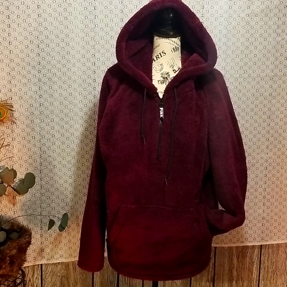 Flawless  PINK chenille hoodie